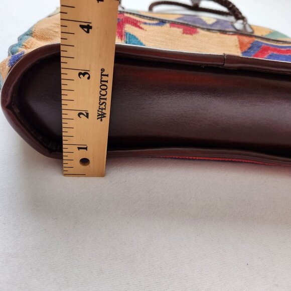 Legacy Chicago Aztec Southwestern Woven Tapestry Shoulder Bag Boho Cowgirl - Picture 11 of 12